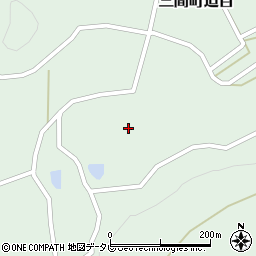 愛媛県宇和島市三間町迫目733周辺の地図