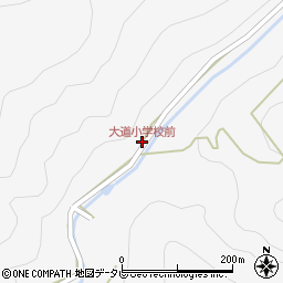 大道小学校前周辺の地図