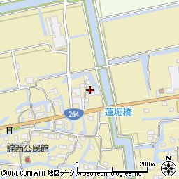 佐賀県神埼市千代田町詫田1834-9周辺の地図