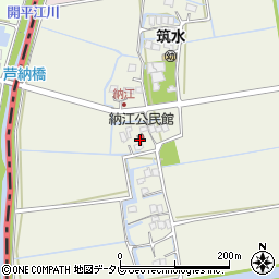 納江公民館周辺の地図