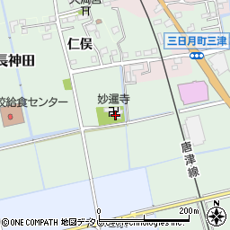 佐賀県小城市仁俣2554周辺の地図