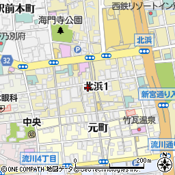 Smile Dining 虎丸周辺の地図