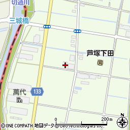 福岡県久留米市城島町下田294周辺の地図