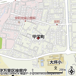 佐賀県伊万里市大坪町（甲栄町）周辺の地図