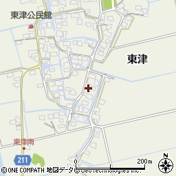 佐賀県三養基郡みやき町東津1999周辺の地図