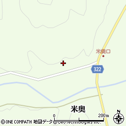 高知県高岡郡四万十町米奥576周辺の地図