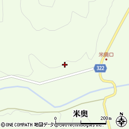 高知県高岡郡四万十町米奥577周辺の地図