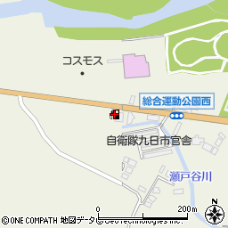 ＥＮＥＯＳ玖珠ＳＳ周辺の地図