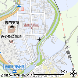 愛媛県宇和島市吉田町東小路周辺の地図