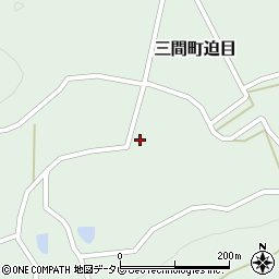 愛媛県宇和島市三間町迫目639周辺の地図