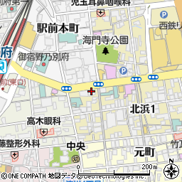 さかなや道場 別府駅東口店周辺の地図