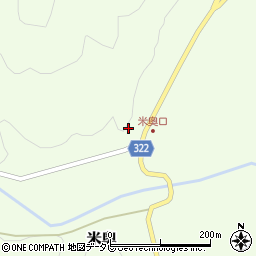 高知県高岡郡四万十町米奥495-2周辺の地図