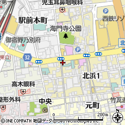 ローソン別府駅前通り店周辺の地図