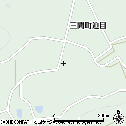 愛媛県宇和島市三間町迫目638周辺の地図