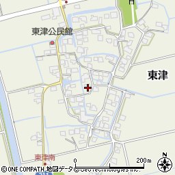 佐賀県三養基郡みやき町東津1989周辺の地図