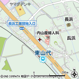 佐賀県伊万里市東山代町長浜2122周辺の地図