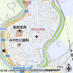 愛媛銀行吉田支店周辺の地図