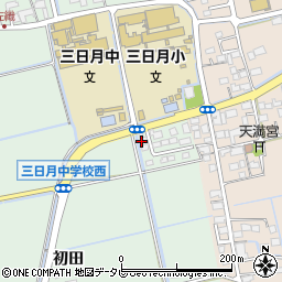 佐賀県小城市初田1731-7周辺の地図