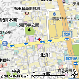 Ａｇｕｈａｉｒｙｅｌｌ　別府駅前通り周辺の地図