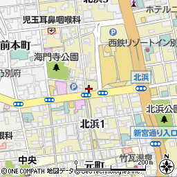 鶴橋とんちゃん 別府店周辺の地図