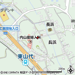 佐賀県伊万里市東山代町長浜1302周辺の地図