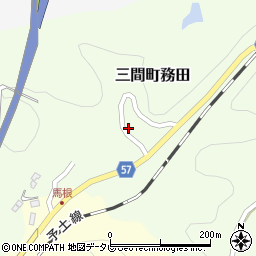 愛媛県宇和島市三間町務田1053周辺の地図