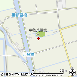 宇佐八幡神社周辺の地図