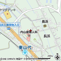 佐賀県伊万里市東山代町長浜1256周辺の地図