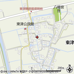 佐賀県三養基郡みやき町東津1957周辺の地図