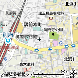 生一本 別府駅前店周辺の地図