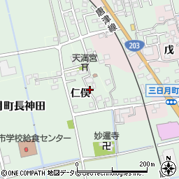 佐賀県小城市仁俣2766周辺の地図