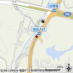 永山入口周辺の地図