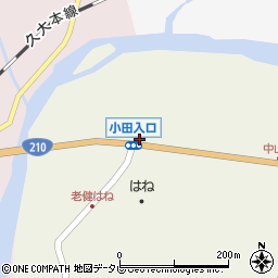 小田入口周辺の地図