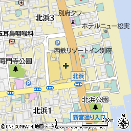 大分銀行トキハ別府店 ＡＴＭ周辺の地図