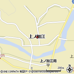 高知県高岡郡中土佐町上ノ加江周辺の地図
