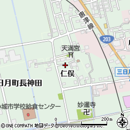 佐賀県小城市仁俣2758周辺の地図