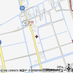 佐賀県佐賀市兵庫町瓦町95周辺の地図
