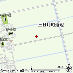 佐賀県小城市三日月町道辺周辺の地図