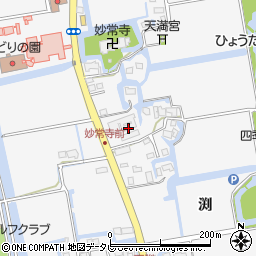佐賀県佐賀市兵庫町渕1872周辺の地図