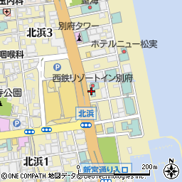 亀の井バス株式会社　地獄めぐり観光バスのご案内周辺の地図