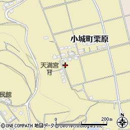 佐賀県小城市小城町栗原983周辺の地図