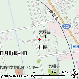 佐賀県小城市仁俣2772周辺の地図