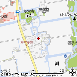 佐賀県佐賀市兵庫町渕1791-1周辺の地図