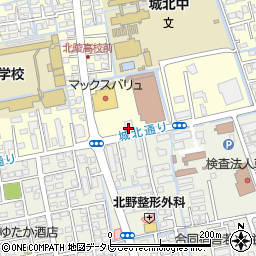 佐賀銀行高木瀬支店周辺の地図