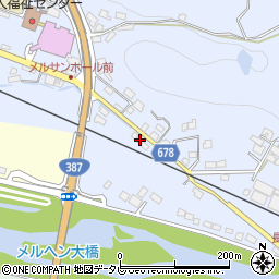 大分県玖珠郡玖珠町岩室203-16周辺の地図