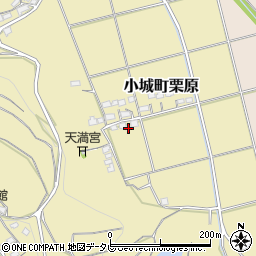 佐賀県小城市小城町栗原981周辺の地図
