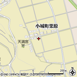 佐賀県小城市小城町栗原982周辺の地図