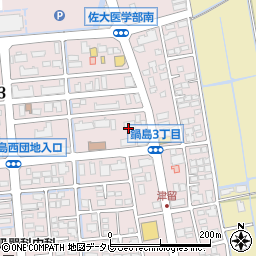 佐賀銀行佐賀医大前支店周辺の地図