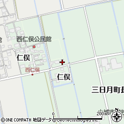 佐賀県小城市仁俣2734周辺の地図