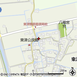 佐賀県三養基郡みやき町東津1889周辺の地図